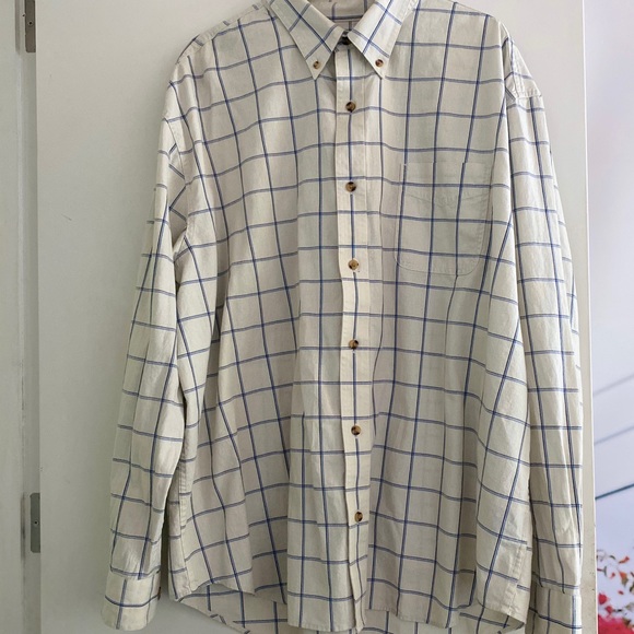 CROFT AND BARROW LONG SLEEVE BUTTON UP PLAID SHIRT - Picture 2 of 6